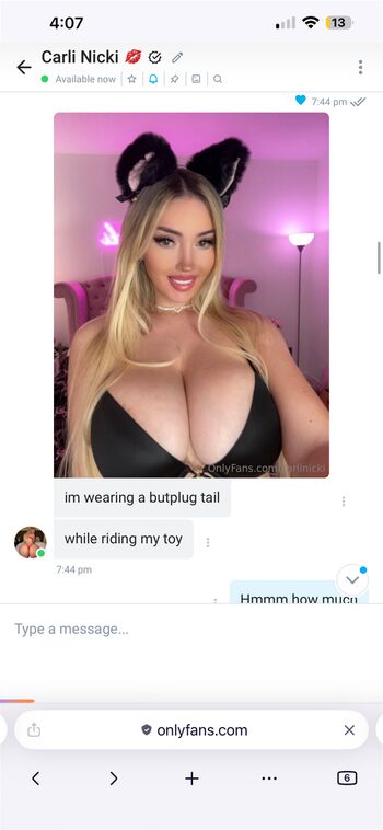 Full leaked Carlinicki private onlyfans photo