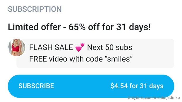Full leaked Love maidofjade private onlyfans photo