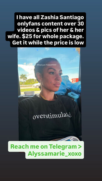 Full leaked Zashia santiago private onlyfans photo